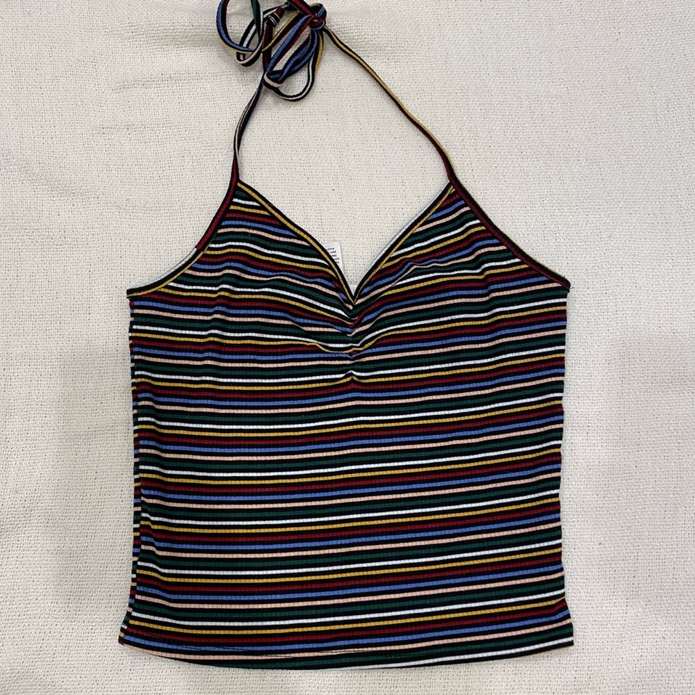 Multicolored Halter Top - Picture 2 of 3